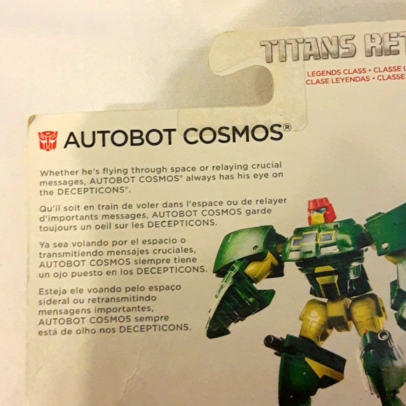 Transformers Generations Legends Class Titans Return Autobot COSMOS 2016 SEALED - Picture 5 of 16